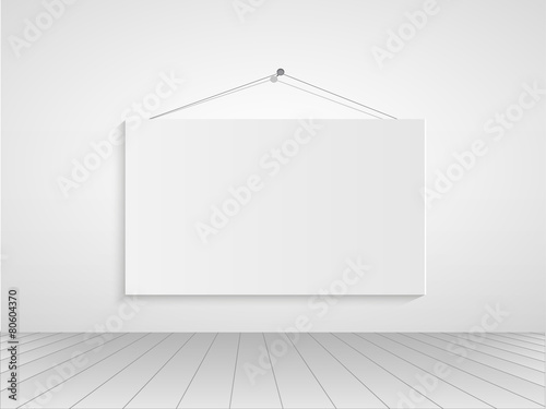 Room and Sign Illustration