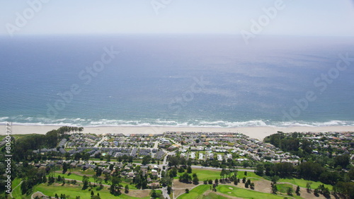 Aerial view of Californian coast