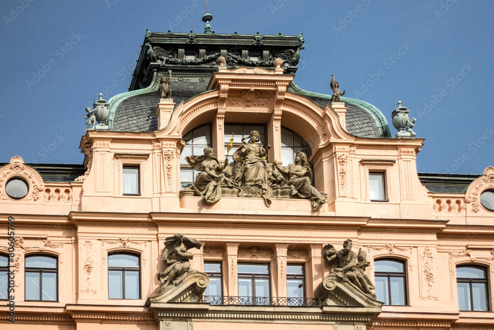 Fassaden am Wenzelsplatz