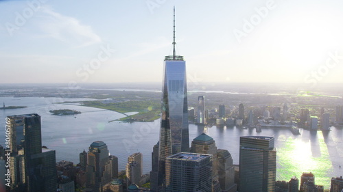 Aerial shot of One World Trade Center Freedom Tower photo