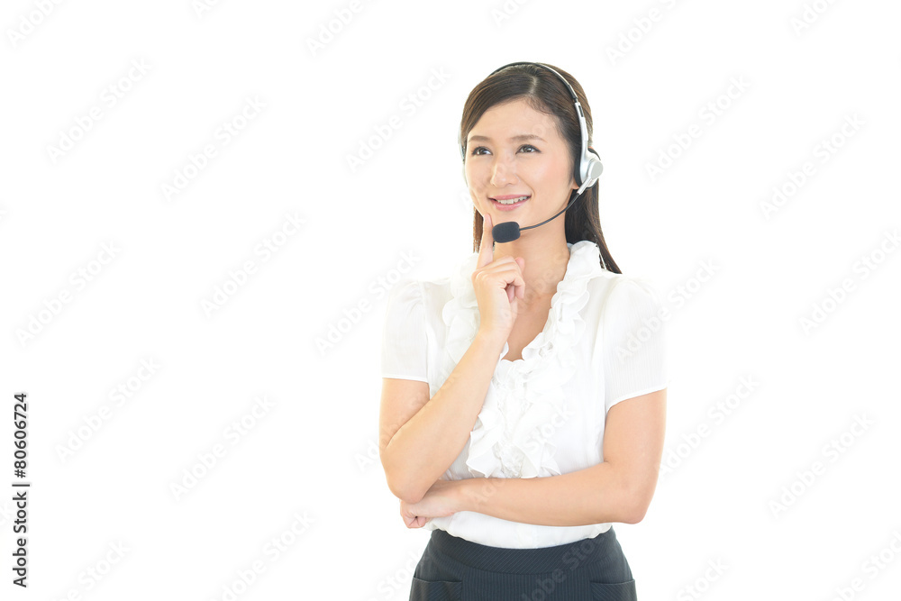 笑顔のオペレーター 笑顔のオペレーター
