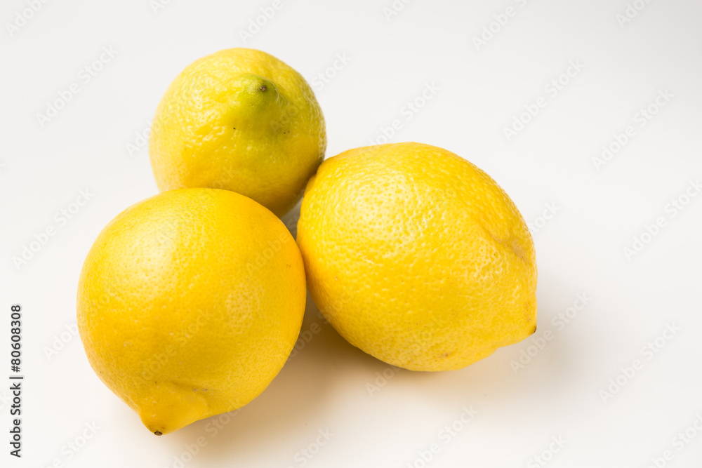 Lemons on a White Background Lemons on a White Background