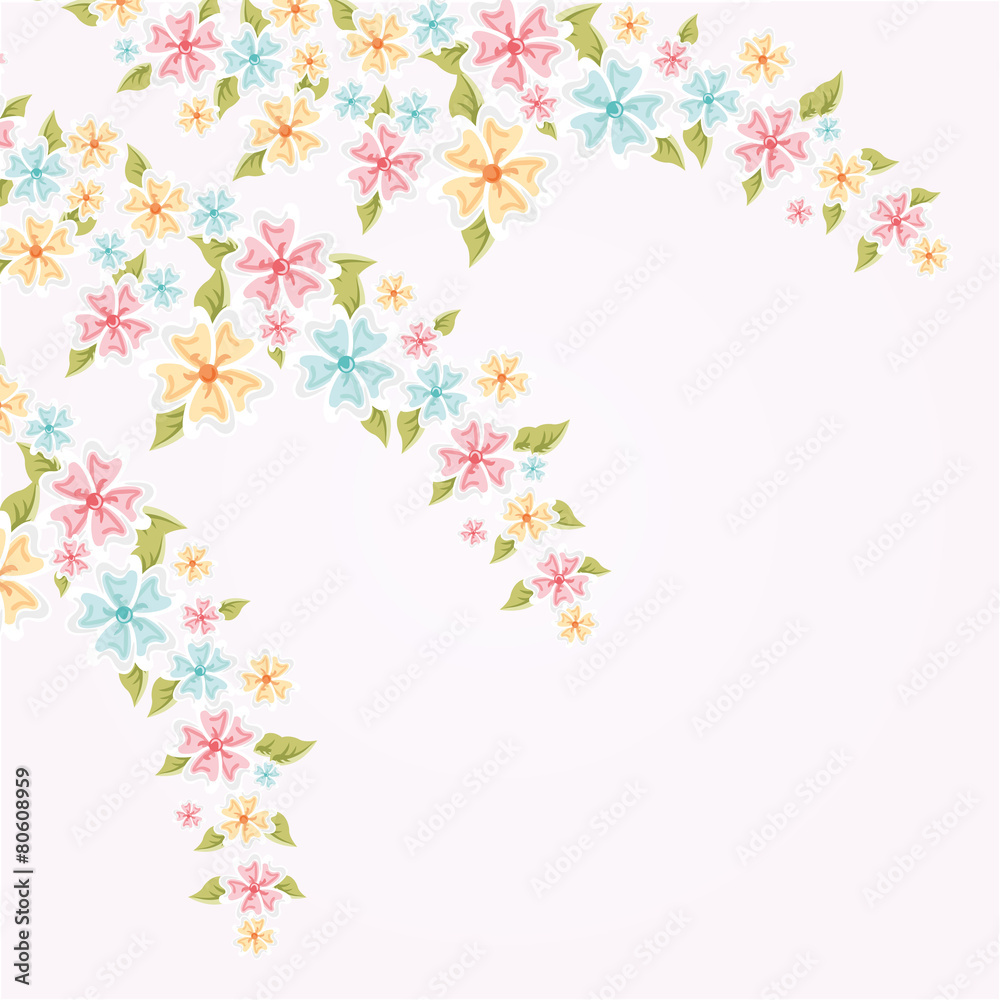 floral card floral card