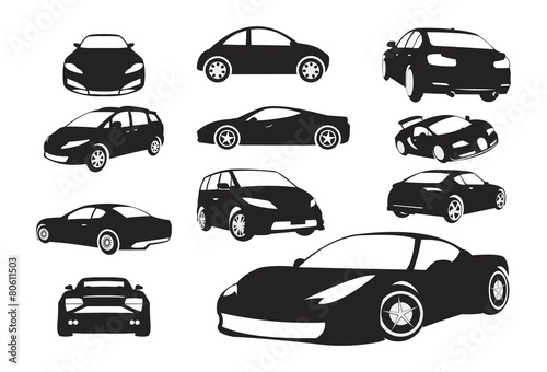 Car Silhouette Set