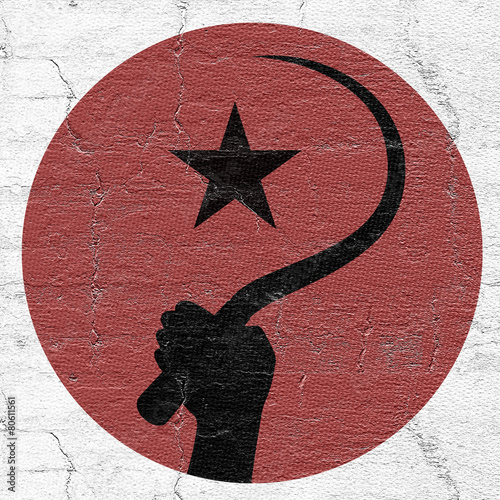 Billede på lærred Vintage communism symbol