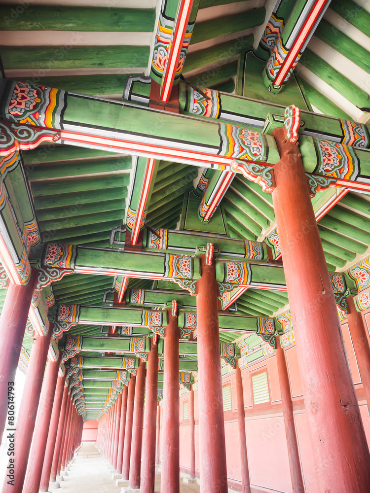 Corridor of Gyeongbokgung Palace