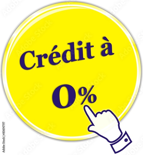 bouton crédit à 0%