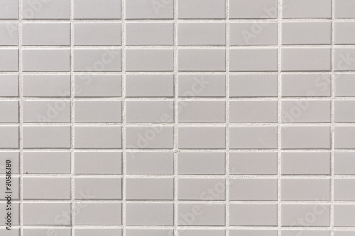 白いタイルの模様 背景用 White tile design background