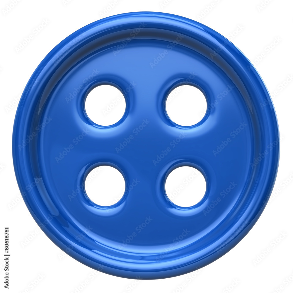 Blue cloth button for garments Blue cloth button for garments