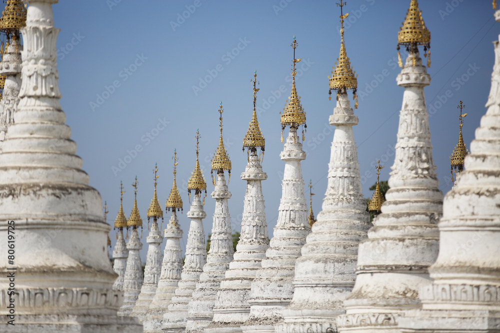 Fototapeta premium Sanda Muni pagoda detail in Mandalay