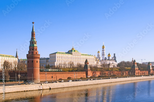 Moscow Kremlin. View of the Vodovzvodnaya Tower