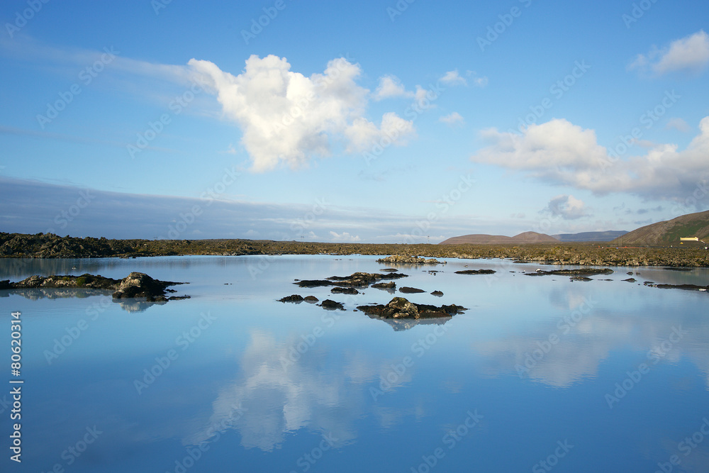 Blue Lagoon, the geothermal bath resort in Iceland near Reykjavi