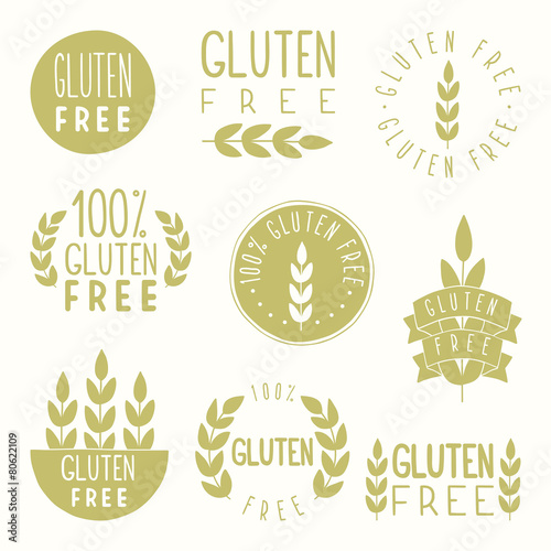 Gluten free badges.