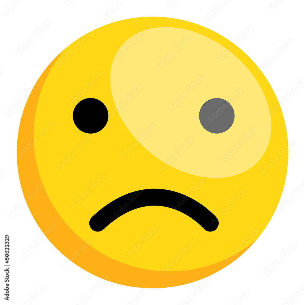 Fototapeta premium Sad Smiley