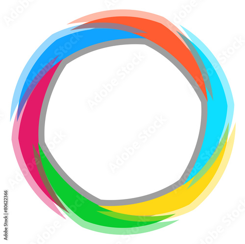 Rainbow Circle Design