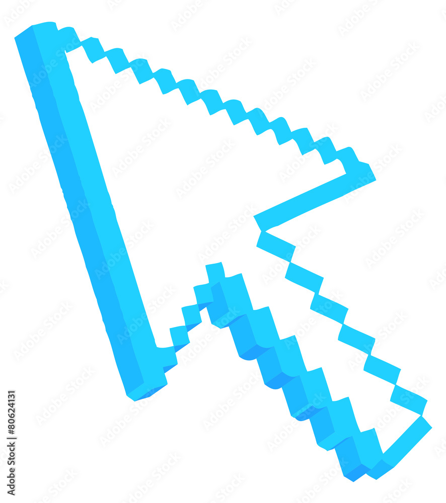 3d Pixel Arrow 3d Pixel Arrow