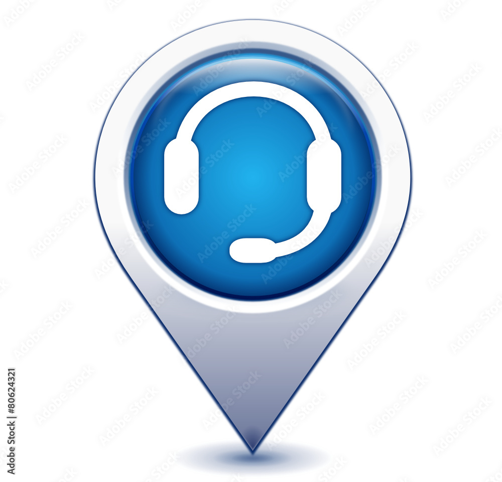 assistance sur marqueur géolocalisation bleu assistance sur marqueur géolocalisation bleu