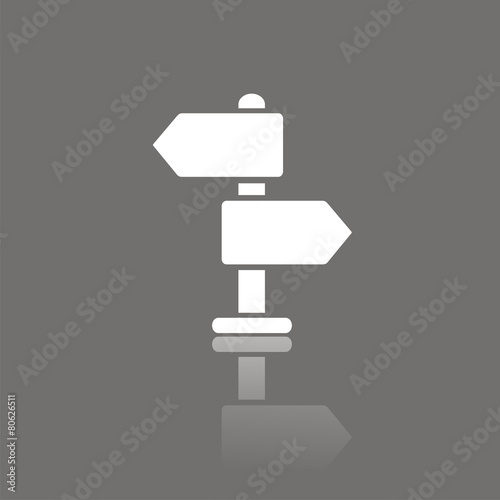 Icono direcciones FO reflejo