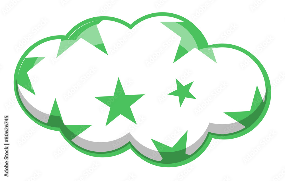 Stars Pattern Cloud Stars Pattern Cloud