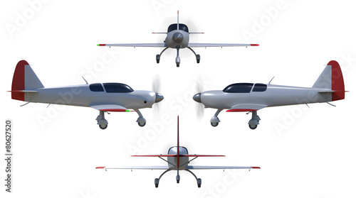 Photography General aviation aircraft render