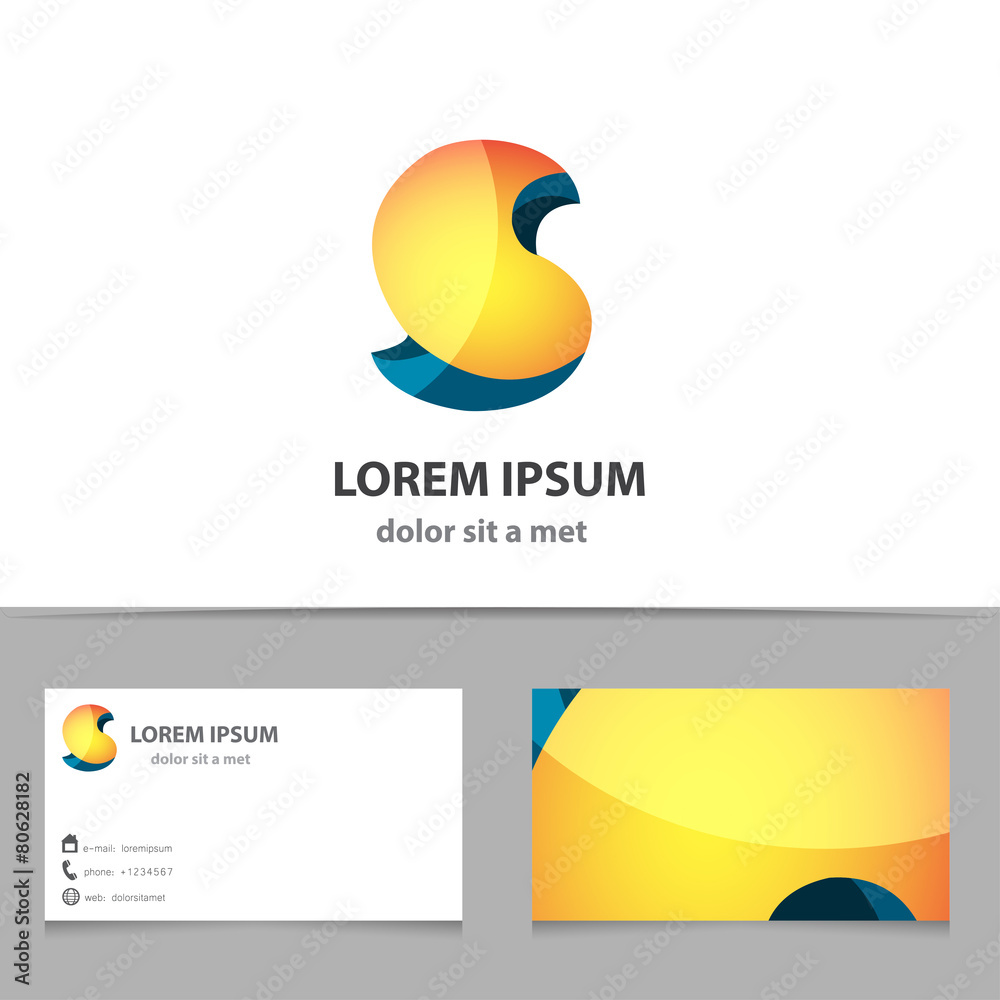 Vector creative abstract logo, letter s. Vector creative abstract logo, letter s.