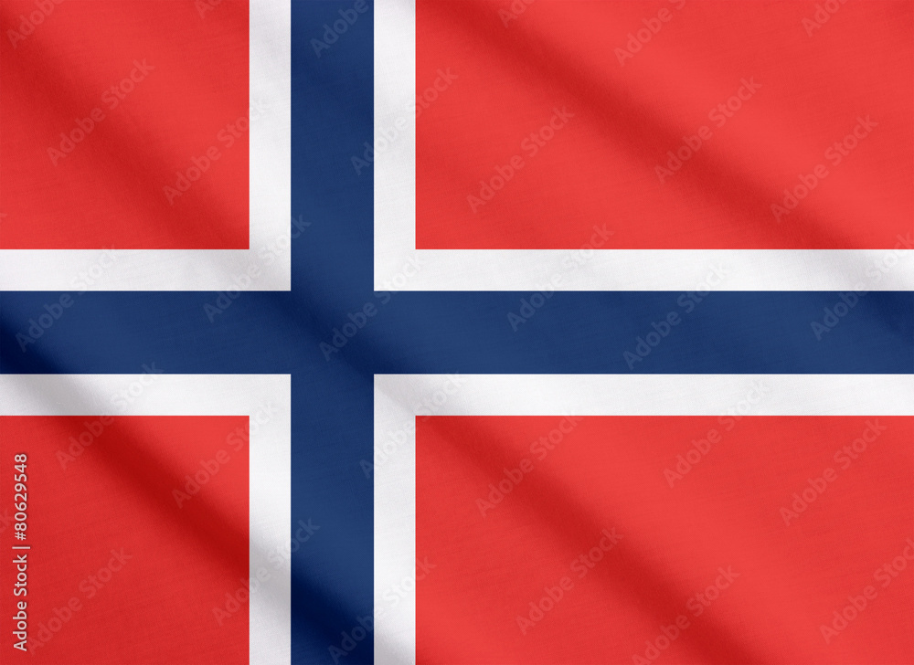 Norway flag waving Norway flag waving