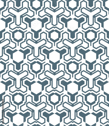 abstract geometric monochrome seamless pattern.