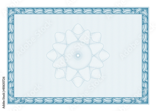 Modern Certificate. Template diplomas, currency. Vector