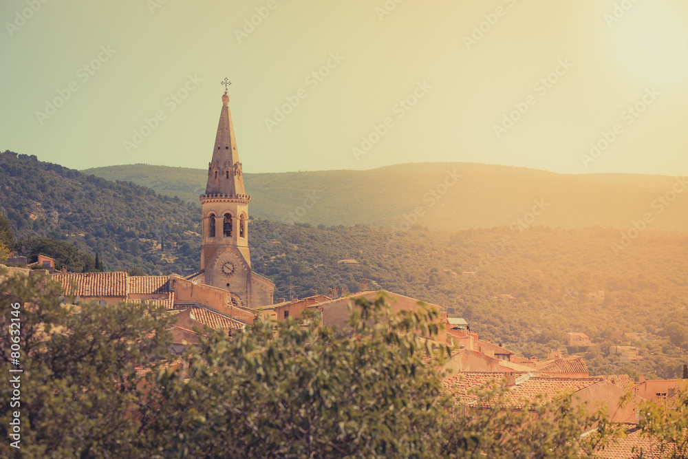 View of Saint Saturnin d Apt, Provence, France View of Saint Saturnin d Apt, Provence, France