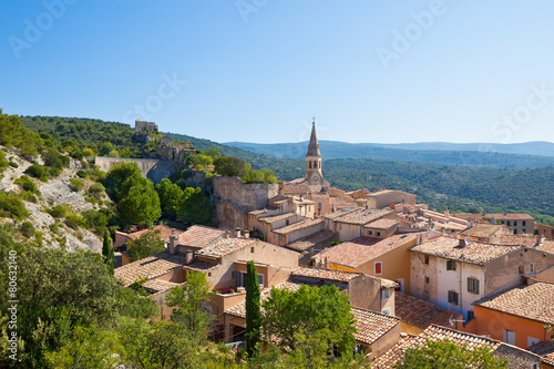 View of Saint Saturnin d Apt, Provence, France photo