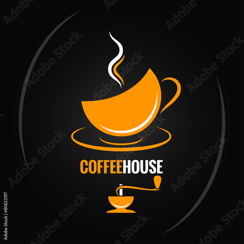 coffee cup with vintage  mill background