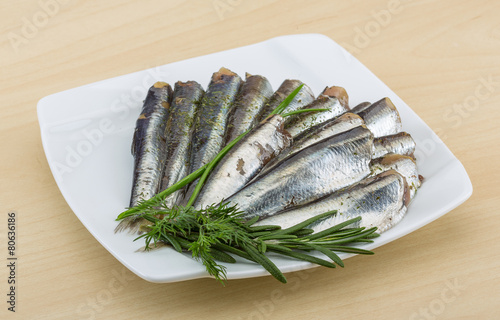 Salted anchovy