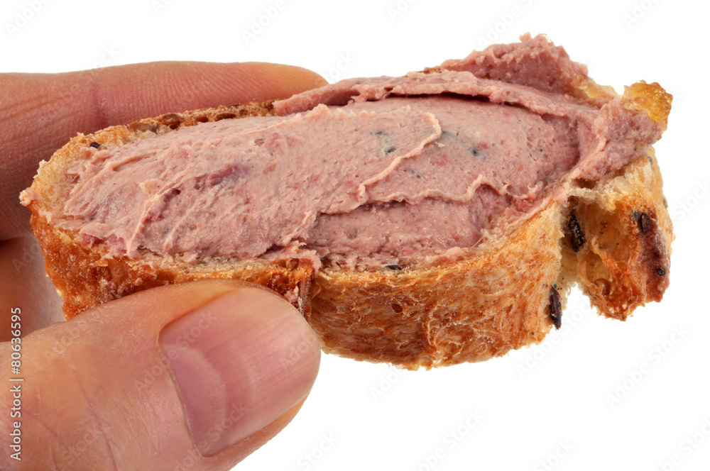 Tartine de pâté de foie Tartine de pâté de foie