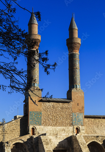 Cifte Minaret Madrasa - Double Minaret in Sivas photo