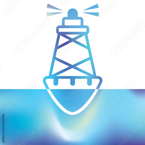 Sea buoys - marine buoy - maritime symbols