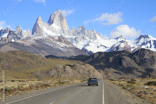 Straße nach El Chalten (Argentinien)