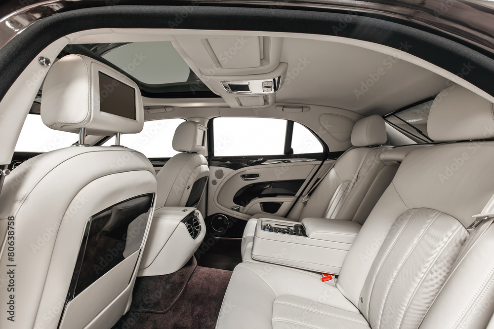 Car interior luxury vip back seats