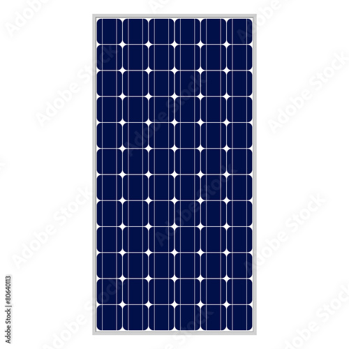 Photovoltaic module, 80,5 x158, true to scale
