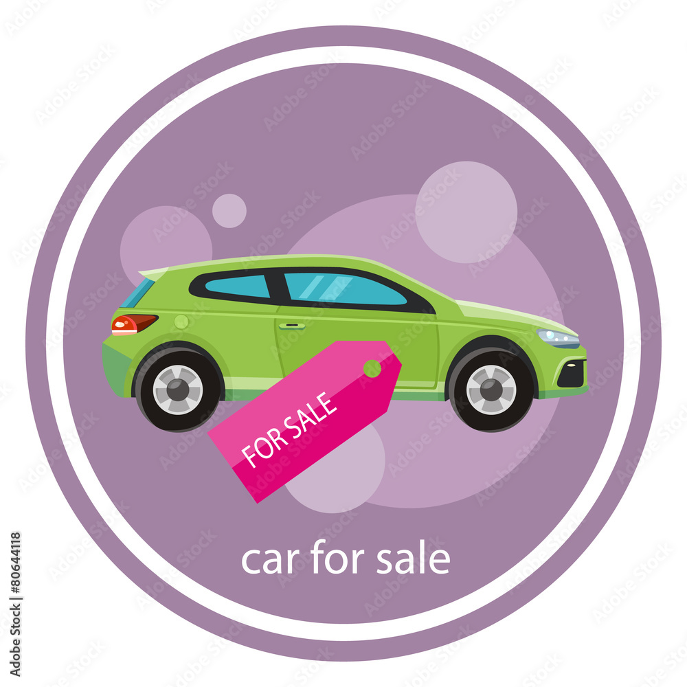 Car sale design template
