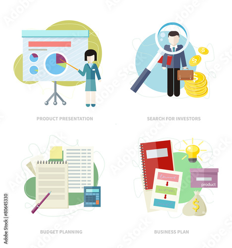Business plan, budget planning, search investors