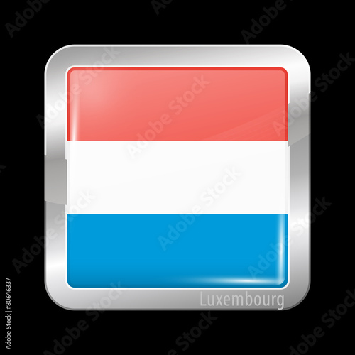 Free Download Flag of Luxembourg. Metal Icons - GFXLoad