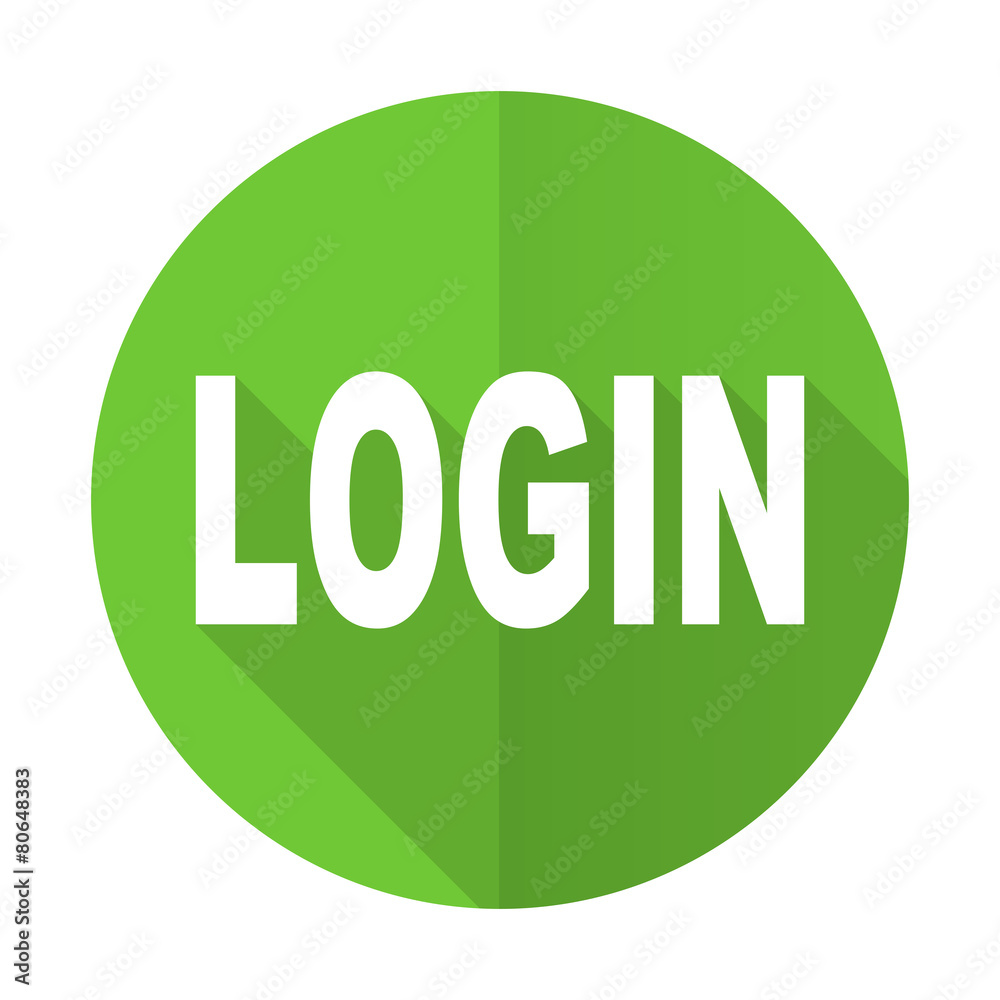 login green flat icon login green flat icon