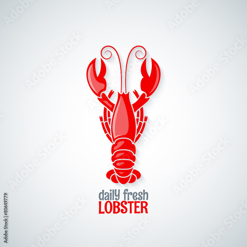 lobster seafood menu background