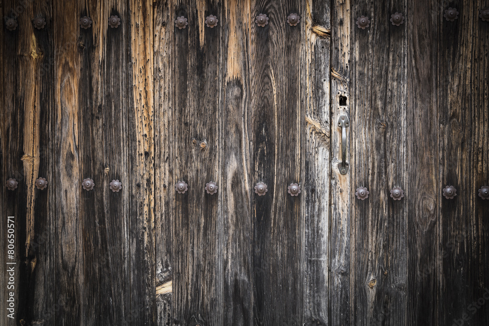 ancient wooden door ancient wooden door