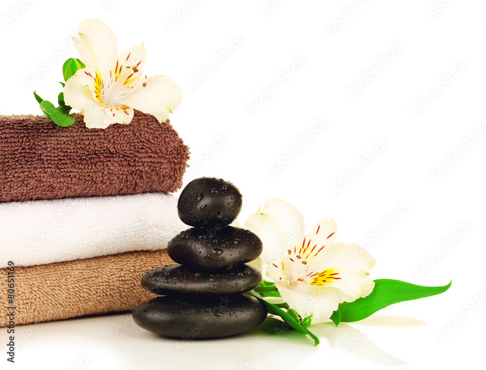Spa still life isolated on white Spa still life isolated on white