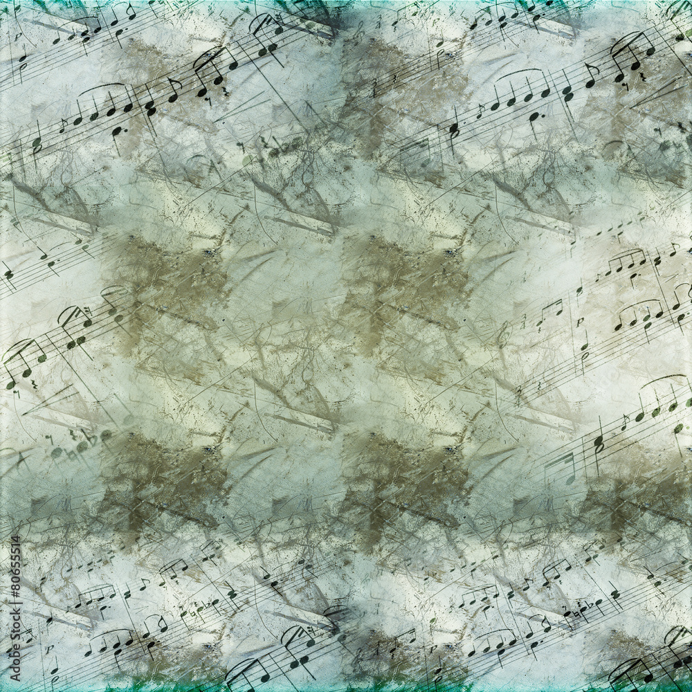 Obraz premium Grunge Music Background