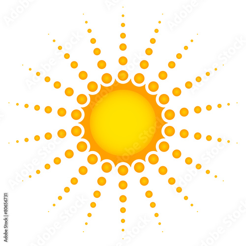 Sun vector clip-art