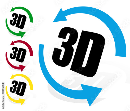 Rotate in 3d. 3d view. Virtual tour, 360 degree view element