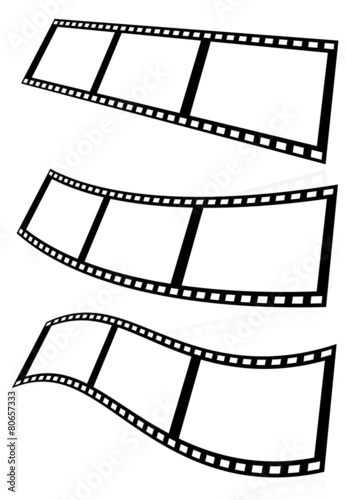 Filmstrips vectors for photography concept (eps10)