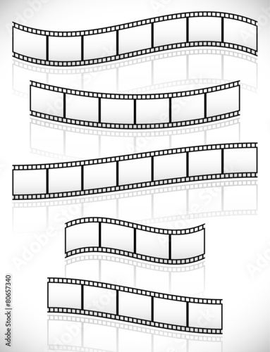 Filmstrips vectors for photography concept (eps10)